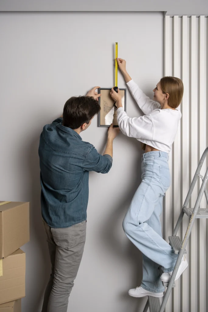 Wykończenie salonu z aneksem kuchennym